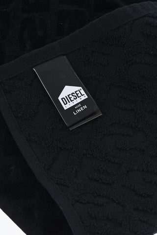 HOME LINEN Solid Color Cotton 3D LOGO Bath Towel 59x41cm
