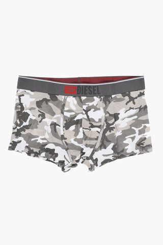 Set of 2 Stretch Cotton Boxer Shorts with Camouflage Pattern