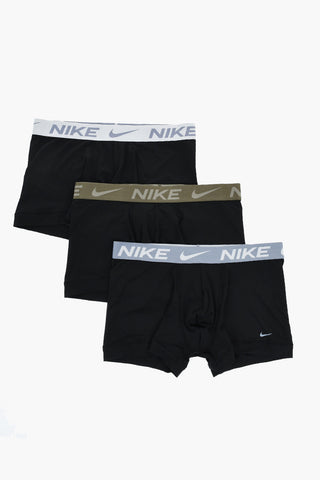 3개 세트 Dri-Fit 무지 복서 팬티 대비 컬러 밴드