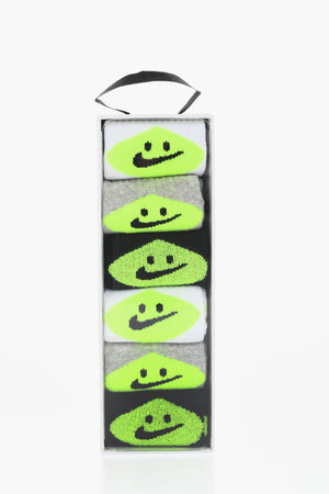 Set mit 6 Paar Socken aus Baumwollmischung SMILEY mehrfarbig