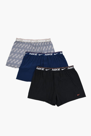 Set of 3 Pairs of Ultra Comfort Boxers DRI-FIT with Branded Elastic Waistband