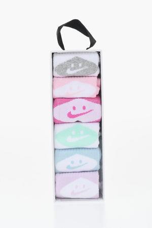 Set mit 6 Paar Socken aus Baumwollmischung SMILEY mehrfarbig