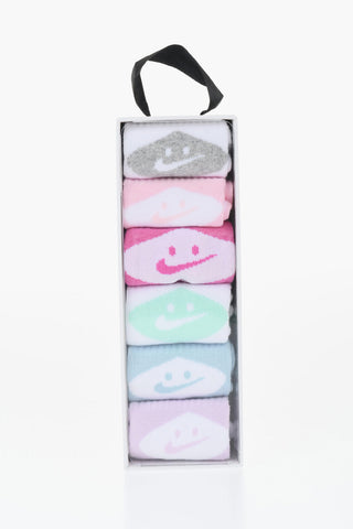 Set mit 6 Paar Socken aus Baumwollmischung SMILEY mehrfarbig