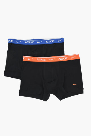 Set mit 2 Paar Boxershorts aus Stretch-Baumwolle mit elastischem Logobund
