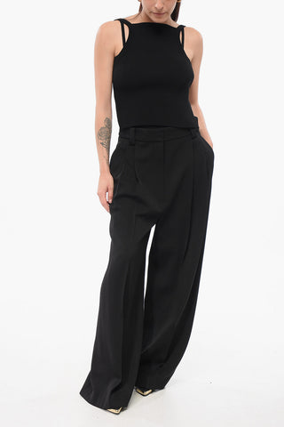 Pantaloni Palazzo con Pince