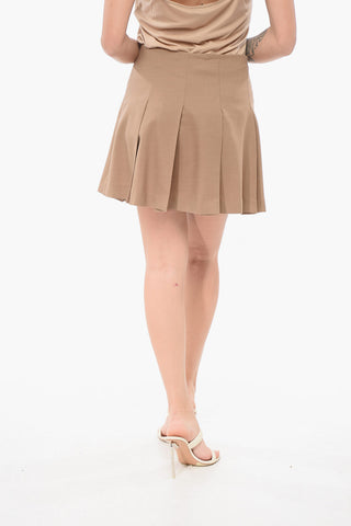 Pleated Miniskirt