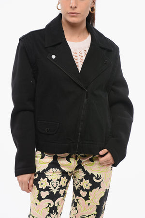 EMPORIO Denimjacke mit abnehmbaren Ärmeln