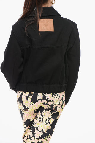 EMPORIO Denimjacke mit abnehmbaren Ärmeln