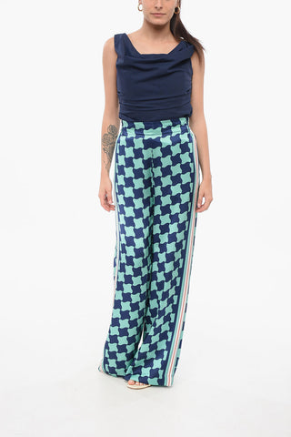 Pantaloni Loose Fit in Seta