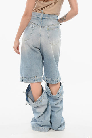 Cut-out Palazzo Denims 33cm