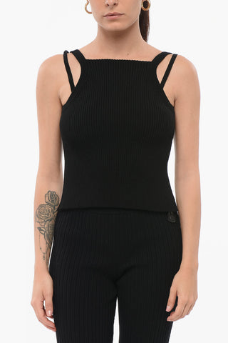 EMPORIO Zweilagiges Stricktop