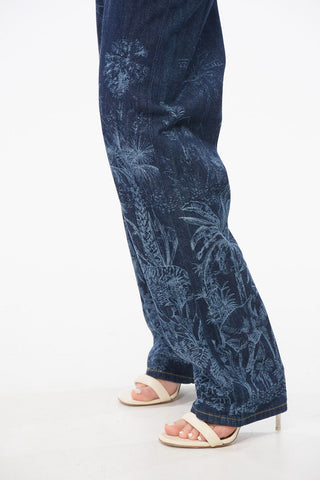 Denim Jeans JUNGLE Dark Wash 20cm
