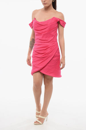 Vestito LEANNA in Lino con Drappeggio