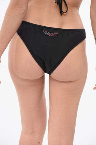 Solid Bikini Brief With Contrast Detail