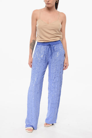 Pantaloni Straight in Paillettes
