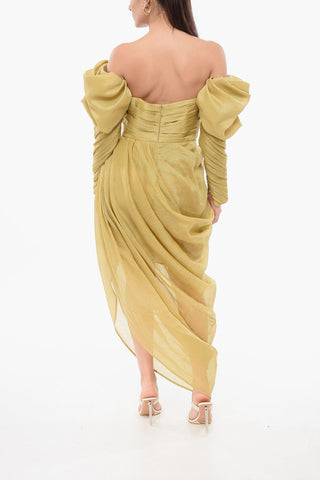 Ruffled Off-the-shoulder Dress
