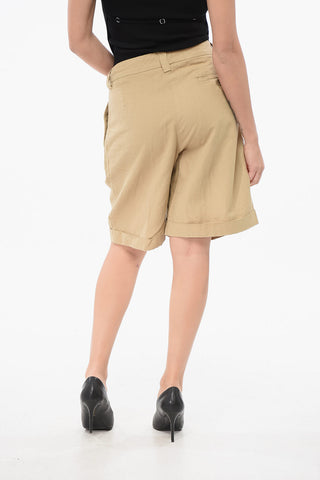 Shorts in Misto Lino a 2 Pinces