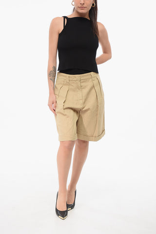 Shorts in Misto Lino a 2 Pinces