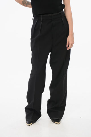MM3 Pantaloni in Lana Wide Leg