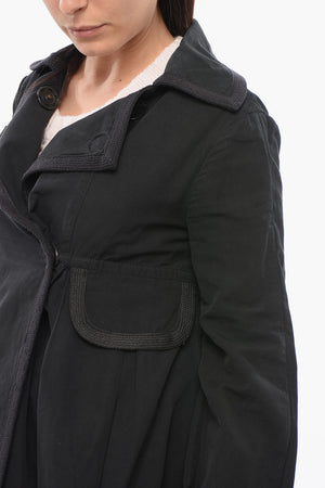 Overshirt Doppiopetto Con Drappeggio