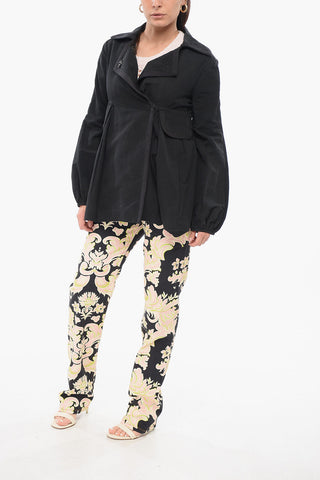 Overshirt Doppiopetto Con Drappeggio