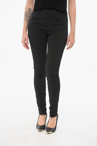 Tech Fabric Leggings with Ankle Zips