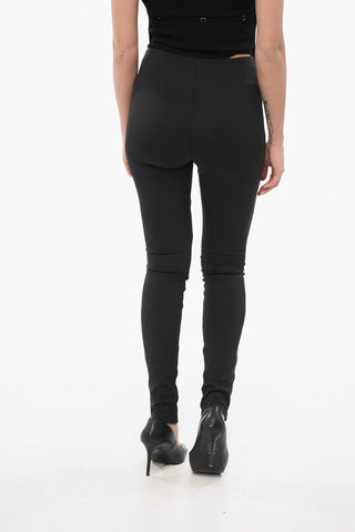 Tech Fabric Leggings with Ankle Zips