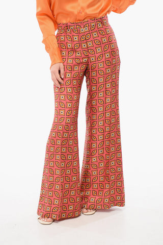 Pantaloni Wide Leg in Seta