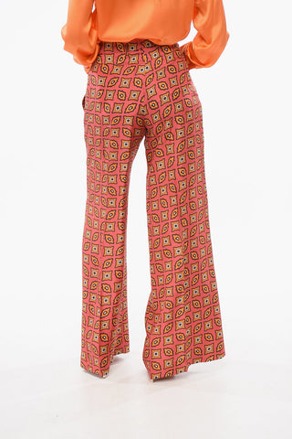 Pantaloni Wide Leg in Seta