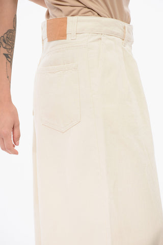 Jeans Super Wide Leg con Design Degradè 36cm