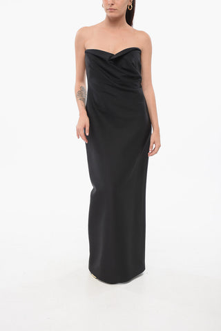 Draped BARDON Bustier Dress