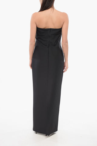 Draped BARDON Bustier Dress