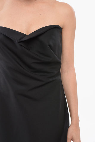 Draped BARDON Bustier Dress