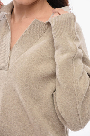 Pullover in Misto Lana BRIDGET con Collo a Polo