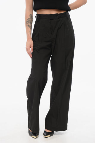 Pantaloni Crop a Gampa Ampia
