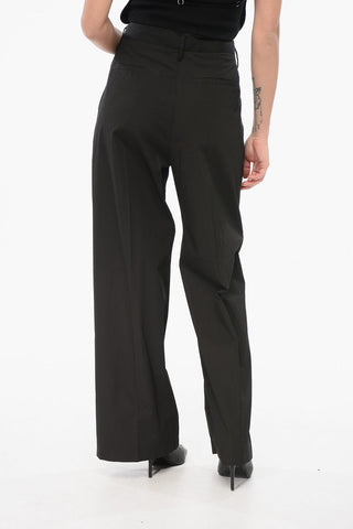 Pantaloni Crop a Gampa Ampia