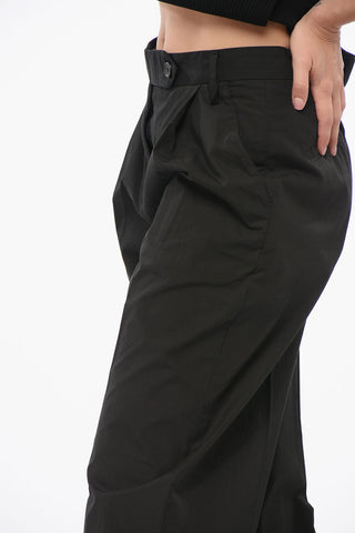 Pantaloni Crop a Gampa Ampia