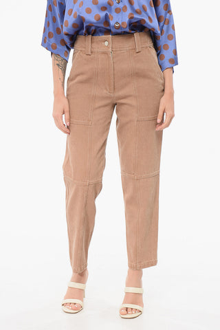 YS ARMY 데님 치노 팬츠 가로 스티치