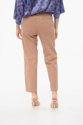 YS ARMY 데님 치노 팬츠 가로 스티치