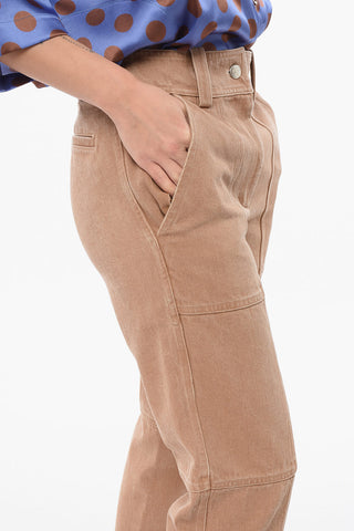 YS ARMY 데님 치노 팬츠 가로 스티치