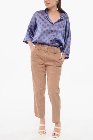 YS ARMY 데님 치노 팬츠 가로 스티치