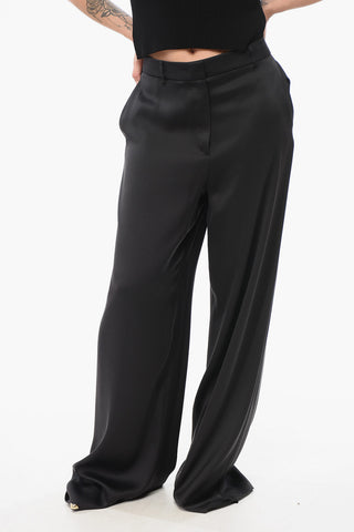 Silk Wide Leg Pants