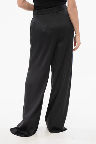 Silk Wide Leg Pants