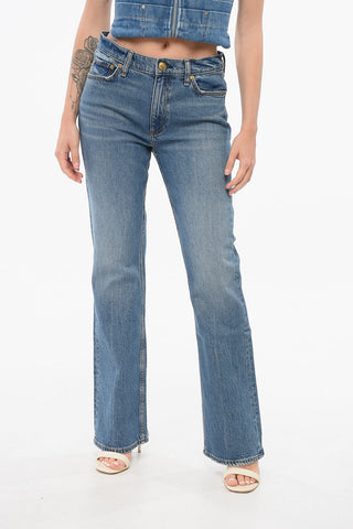 Jeans Bootcut PEYTON in Denim Lavaggio Mid 22cm