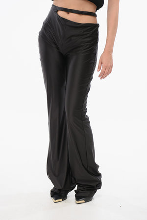 Ausgestellte Leggings mit hoher Taille