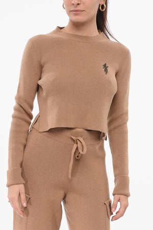 Rundhalspullover aus Kaschmir-Mix