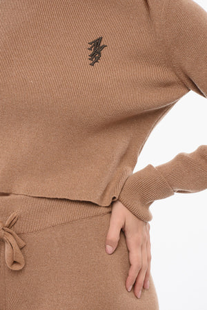 Rundhalspullover aus Kaschmir-Mix