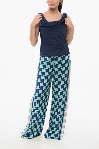 Top Smanicato Con Drappeggio