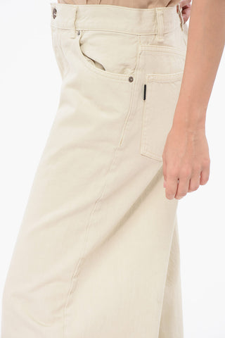Jeans Wide Leg a Vita Alta