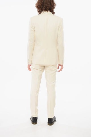 CODE Virgin Wool 3 Piece Suit With Shawl Lapel